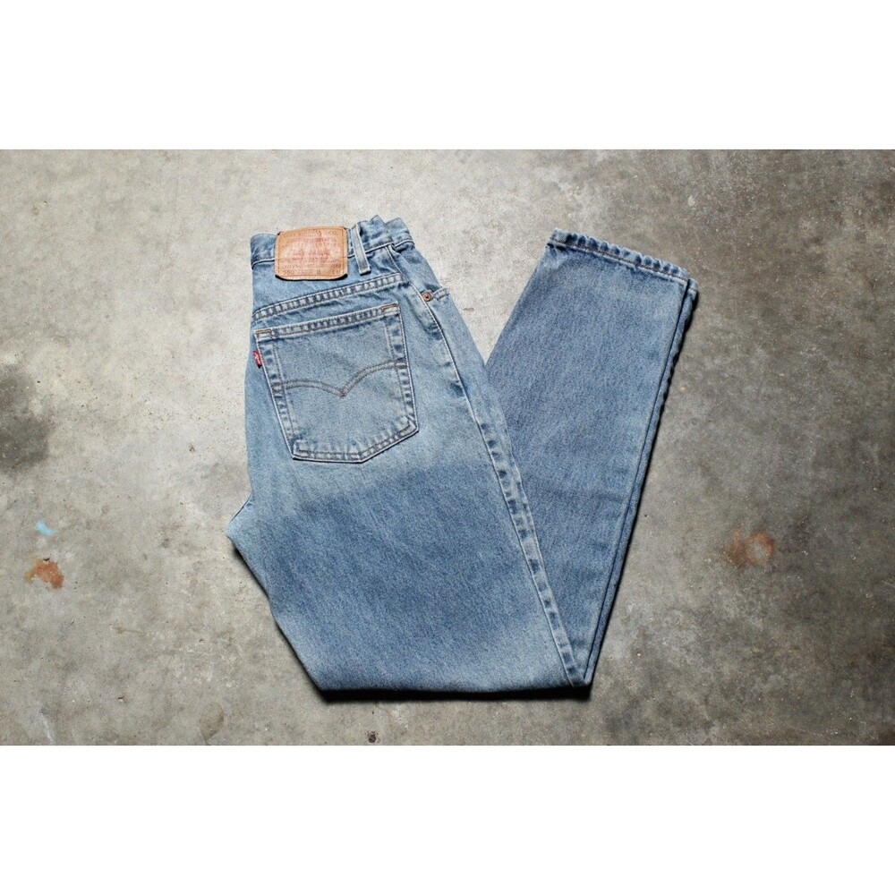 Vintage Y2K Levis 2000 550 Relaxed Fit Sun-Faded Distressed Jeans 8 Mis (28x31)